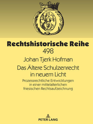 cover image of Das Aeltere Schulzenrecht in neuem Licht
